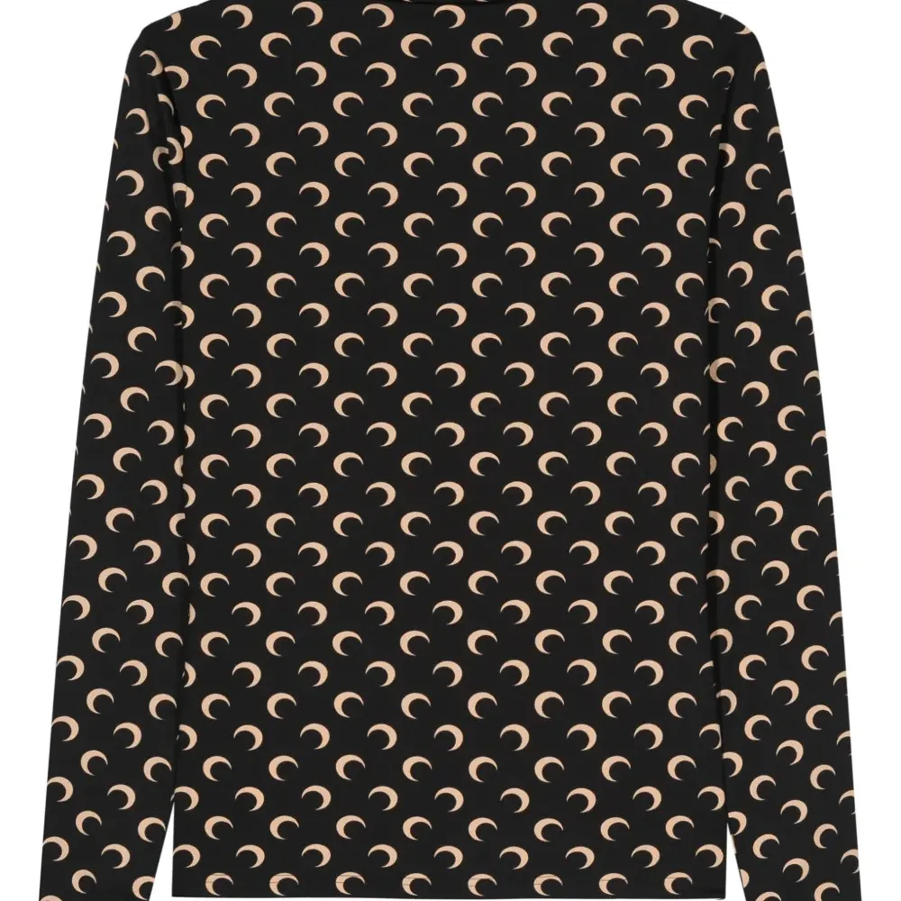 Топ из джерси с принтом