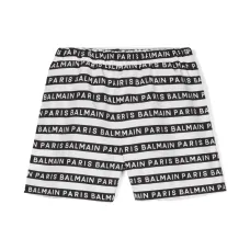 Плавки-шорты в полоску с логотипом