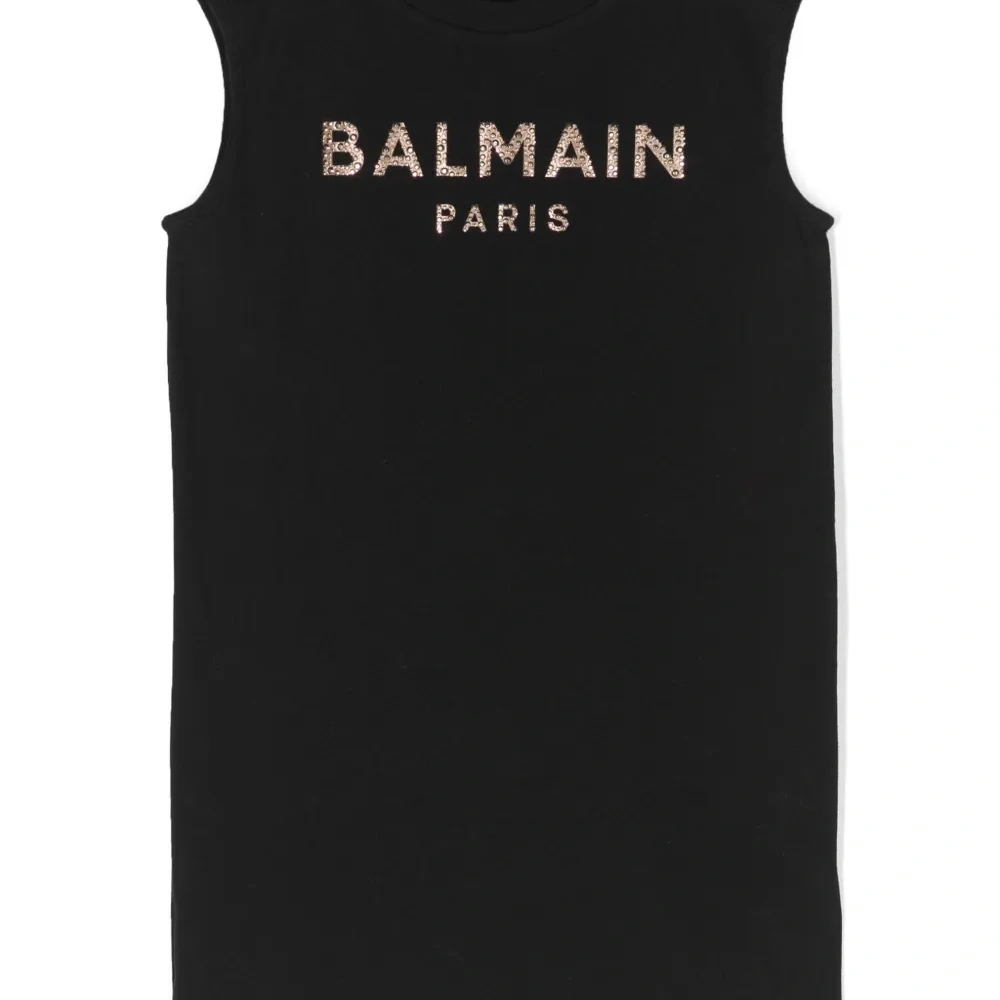 Платье без рукавов со стразами