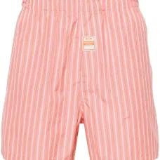 Полосатые шорты средней посадки