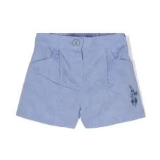 Шорты с цветочной вышивкой