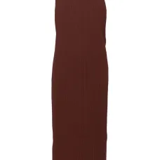 Плиссированное платье миди с плетеными бретелями