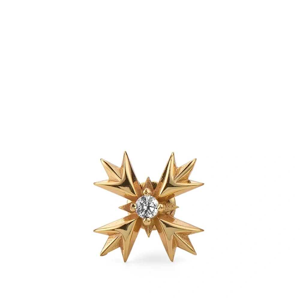 Серьга Crest с кристаллами Серьга Crest с кристаллами