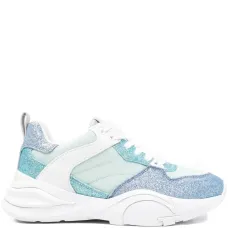 Кроссовки с блестящими вставками