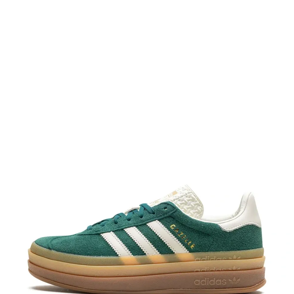 Кроссовки Gazelle Bold Green / White / Gold Кроссовки Gazelle Bold Green / White / Gold