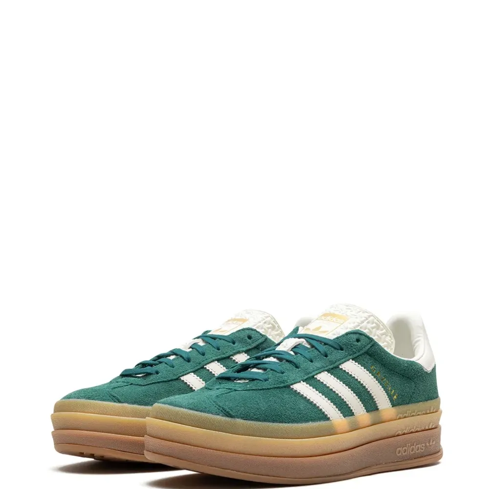 Кроссовки Gazelle Bold Green / White / Gold Кроссовки Gazelle Bold Green / White / Gold