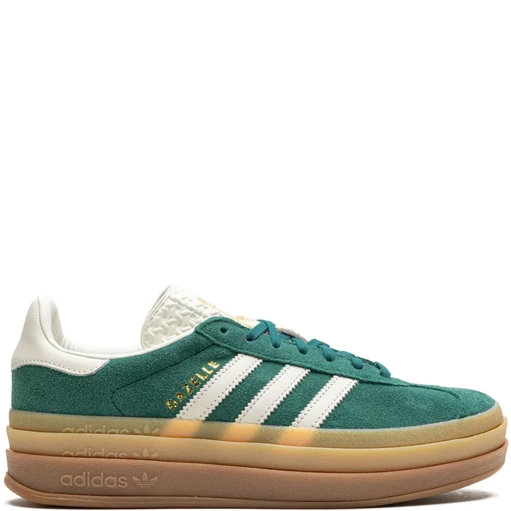 Кроссовки Gazelle Bold Green / White / Gold Кроссовки Gazelle Bold Green / White / Gold