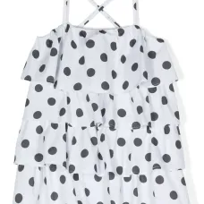 Платье мини в горох Платье мини в горох