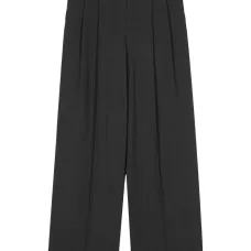 Широкие брюки со складками