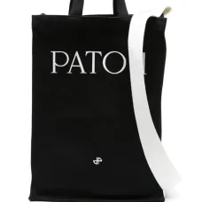 Сумка-тоут с вышитым логотипом