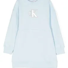 Платье-свитер с логотипом