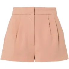 Креповые шорты с нашивкой-логотипом