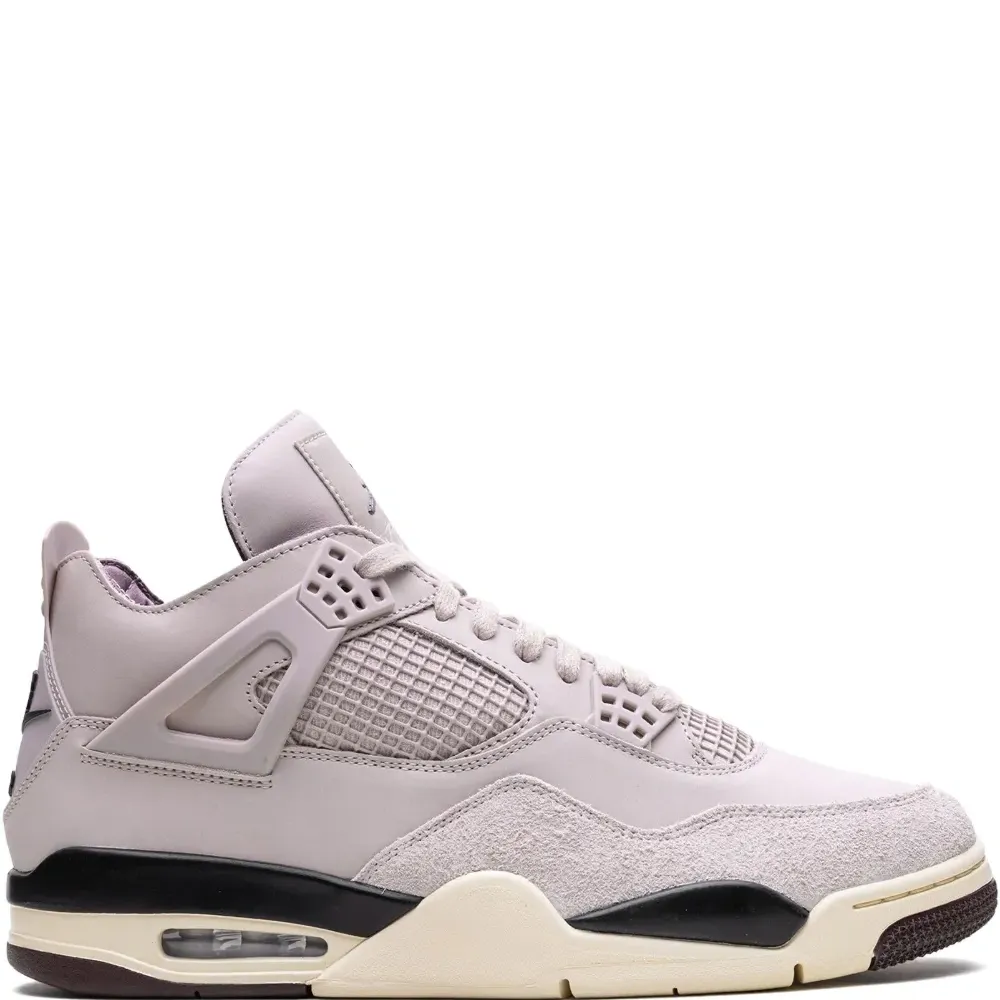 Кроссовки Air Jordan 4 Fossil Stone из коллаборации с A Ma Manière Кроссовки Air Jordan 4 Fossil Stone из коллаборации с A Ma Manière