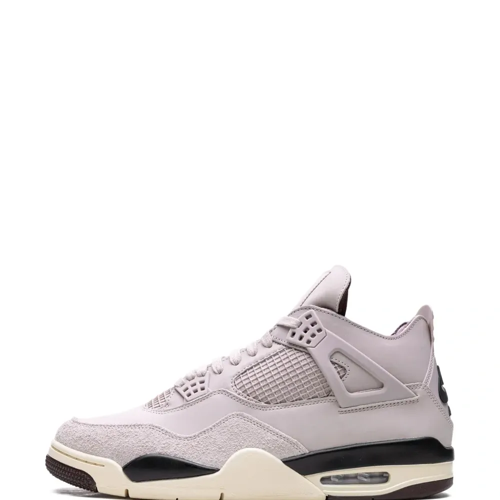 Кроссовки Air Jordan 4 Fossil Stone из коллаборации с A Ma Manière Кроссовки Air Jordan 4 Fossil Stone из коллаборации с A Ma Manière