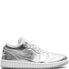 Кроссовки Air Jordan 1 Low SE Metallic Silver