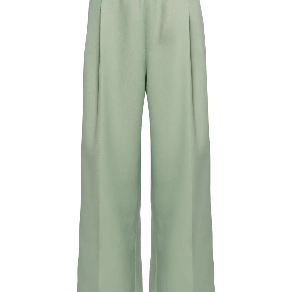 Брюки палаццо с логотипом