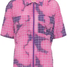 Выбеленная рубашка на молнии