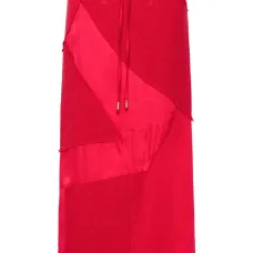 Юбка миди в технике пэчворк