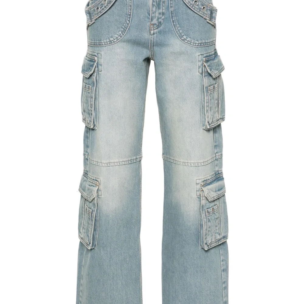 Джинсы карго Harness с заниженной талией