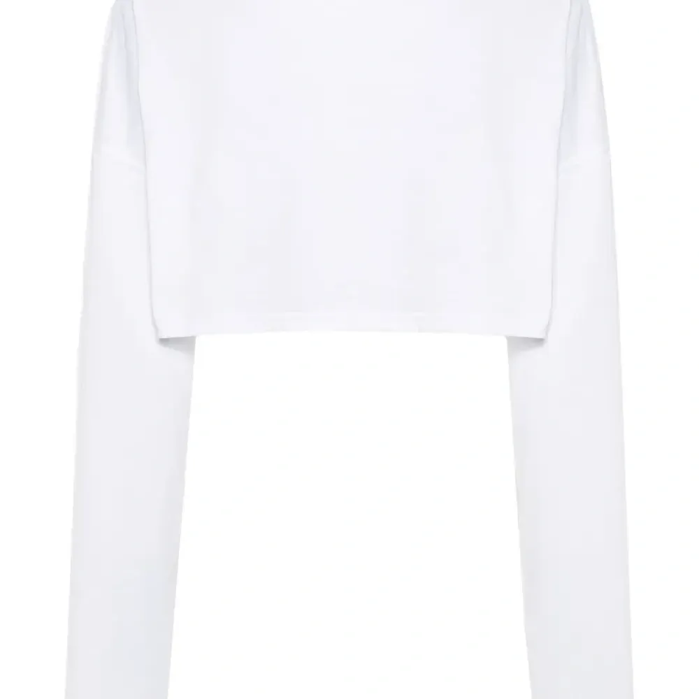 Укороченная футболка с логотипом