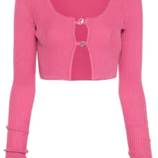 Укороченный кардиган с логотипом