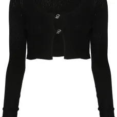 Укороченный кардиган с логотипом