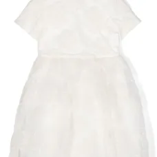 Платье из тюля с цветочной вышивкой