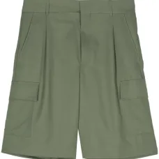 Шорты карго со складками