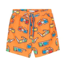 Плавки-шорты с принтом