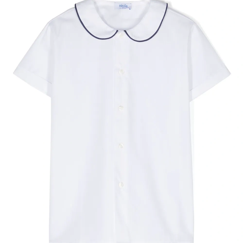 Рубашка с контрастной отделкой