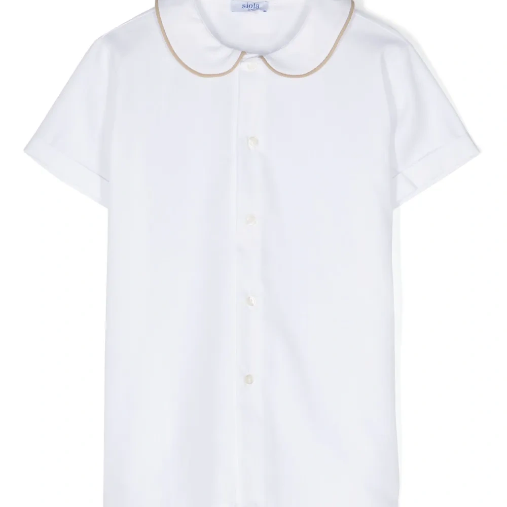 Рубашка с контрастной отделкой