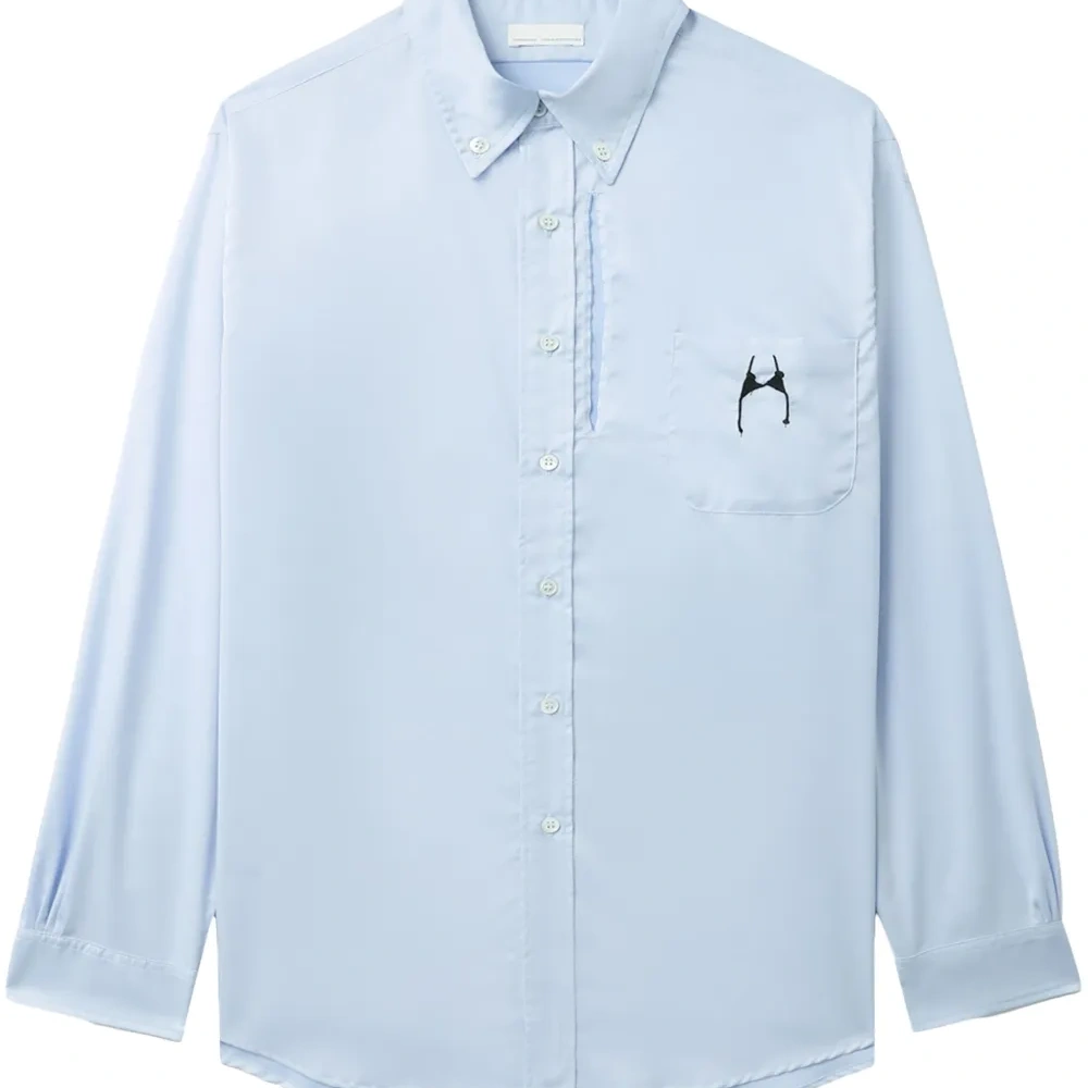 Рубашка с графичным принтом