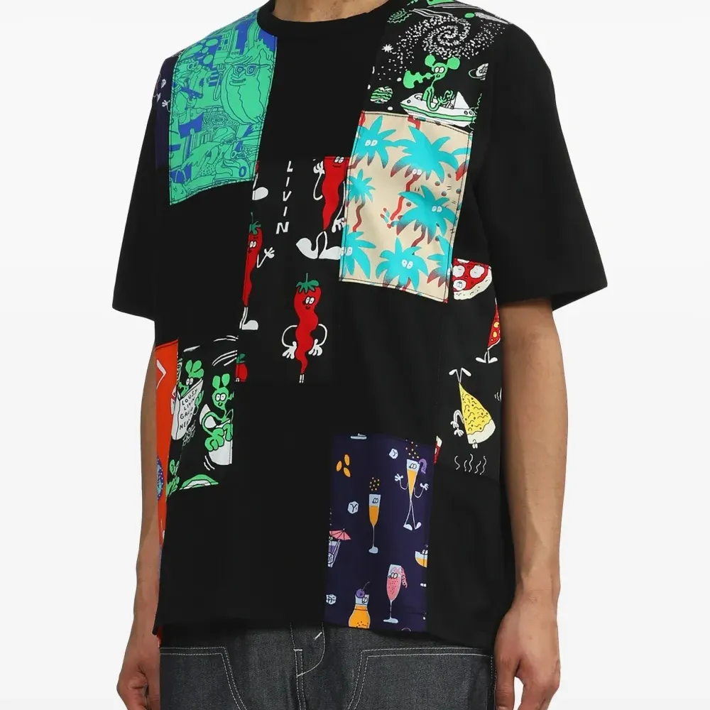 Футболка в технике пэчворк из коллаборации с Lousy Livin Футболка в технике пэчворк из коллаборации с Lousy Livin