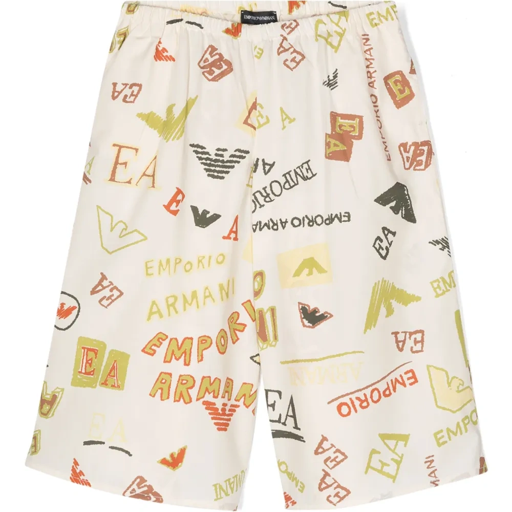 Широкие брюки с логотипом