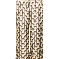 Шелковые брюки палаццо с завышенной талией