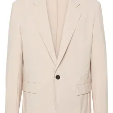 Однобортный пиджак из сирсакера