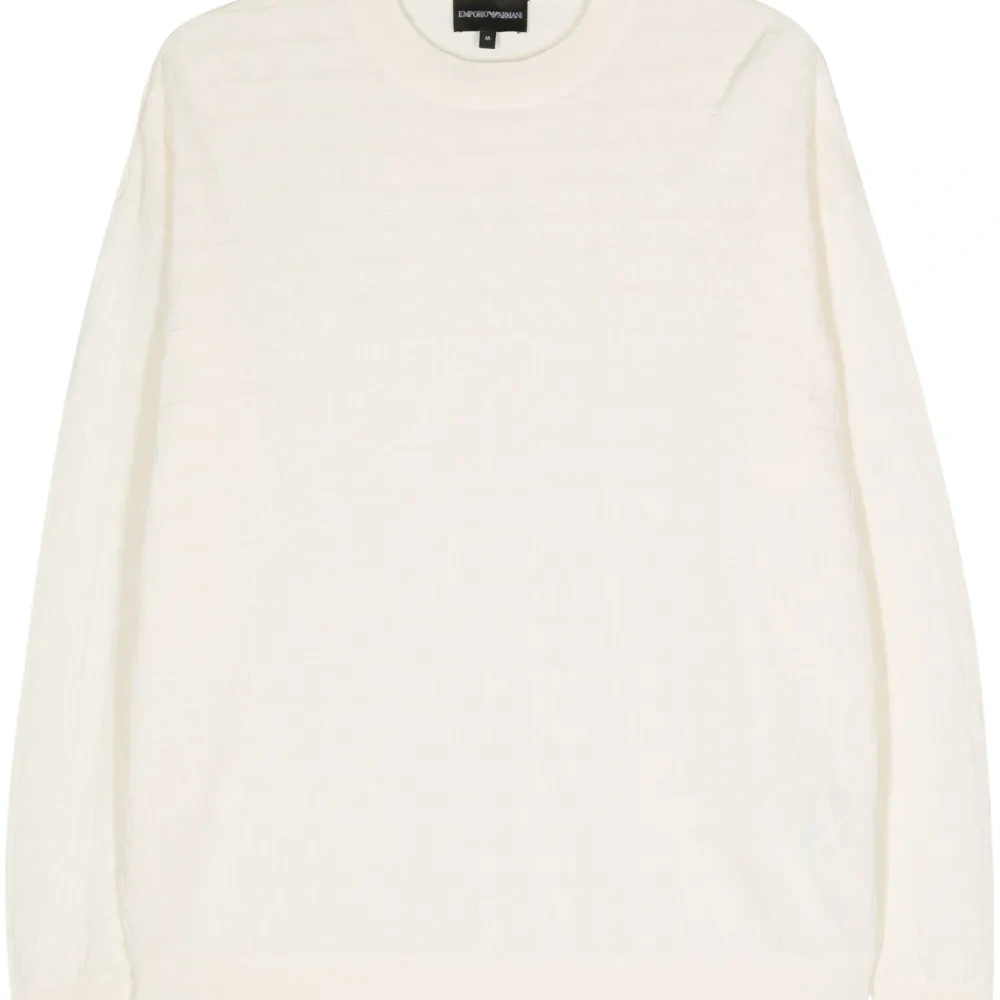 Джемпер с жаккардовым логотипом