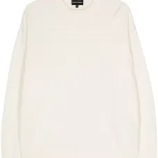 Джемпер с жаккардовым логотипом