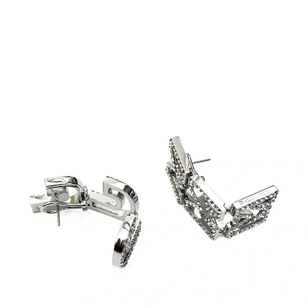 Серьги MJ с кристаллами Серьги MJ с кристаллами