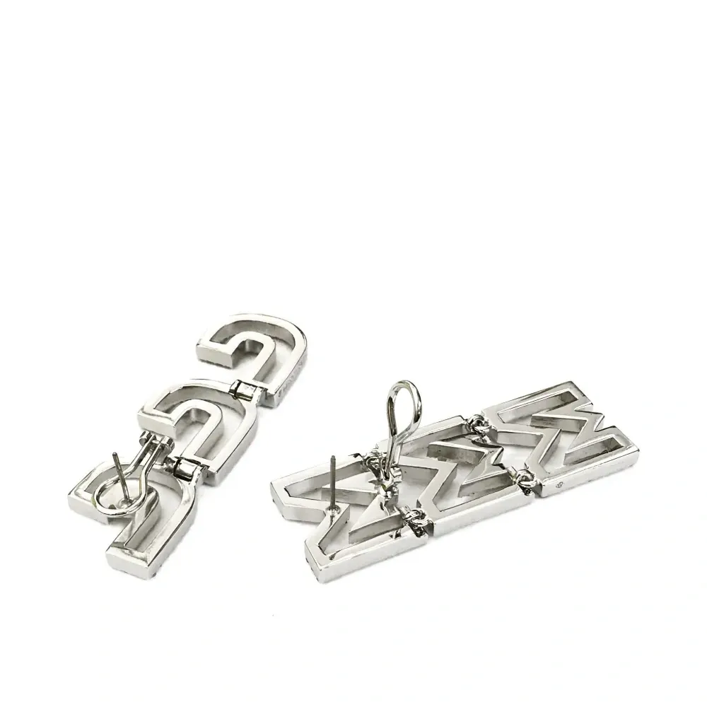 Серьги MJ с кристаллами Серьги MJ с кристаллами