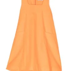 Платье из органического хлопка с квадратным вырезом