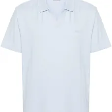 Меланжевая рубашка поло с нашивкой-логотипом