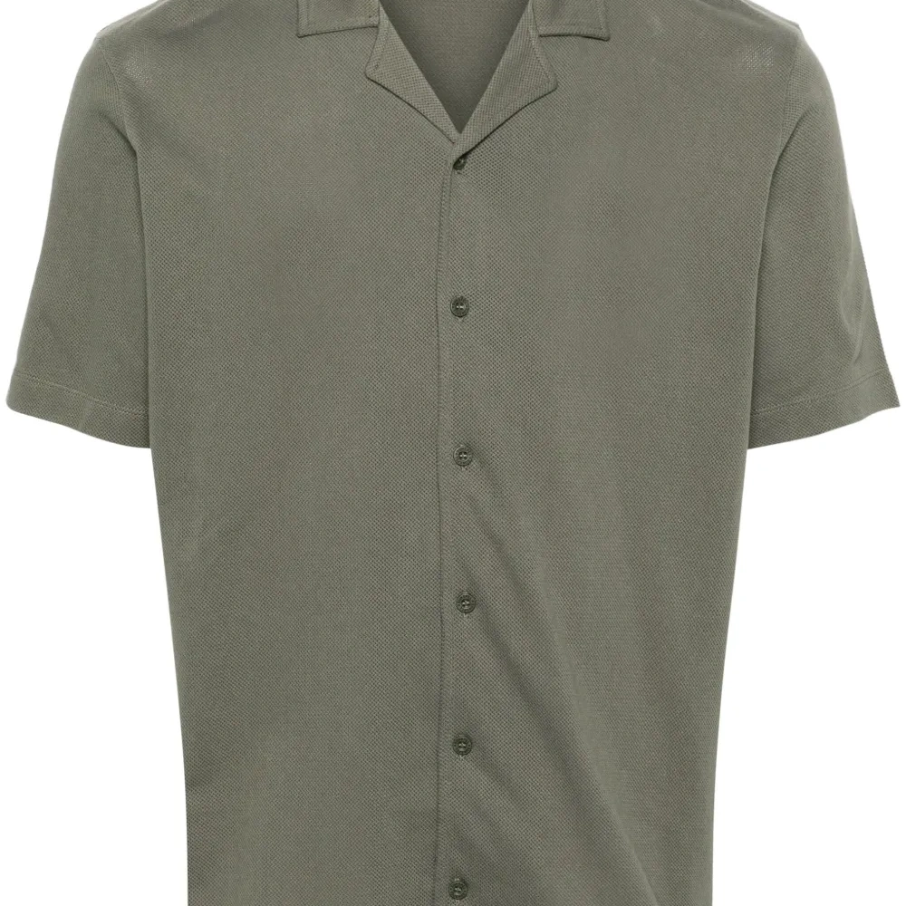 Рубашка из ткани пике