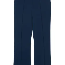 Прямые брюки со складками Прямые брюки со складками