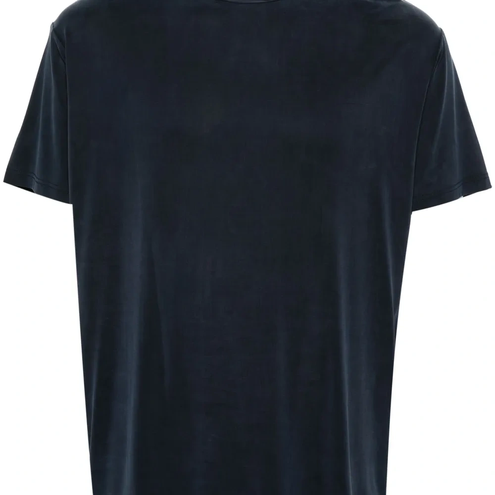 Футболка из джерси с круглым вырезом