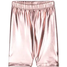 Шорты с эффектом металлик