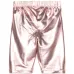 Шорты с эффектом металлик