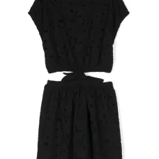 Комплект из топа и юбки с английской вышивкой