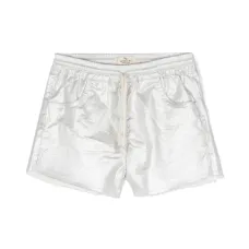 Шорты с эффектом металлик