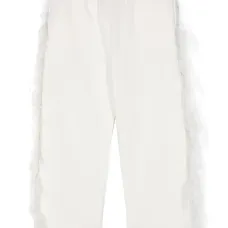 Брюки из органического хлопка с перьями Брюки из органического хлопка с перьями